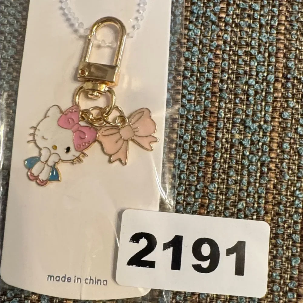 2191 Hello Kitty Zipper Pull‎ & Bag Charm